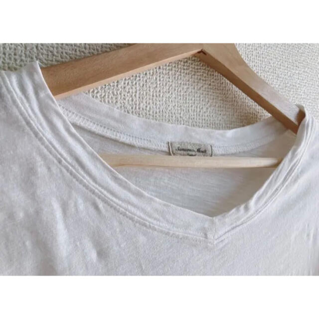SM2(サマンサモスモス)の〘 SamansaMos2〙無地白Tシャツ レディースのトップス(Tシャツ(半袖/袖なし))の商品写真