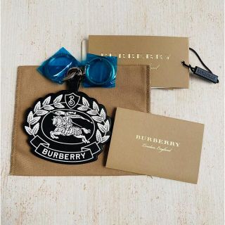 バーバリー(BURBERRY)の★超破格セール★値下げ不可 バーバリー レザー キーリング バッグチャーム(キーホルダー)