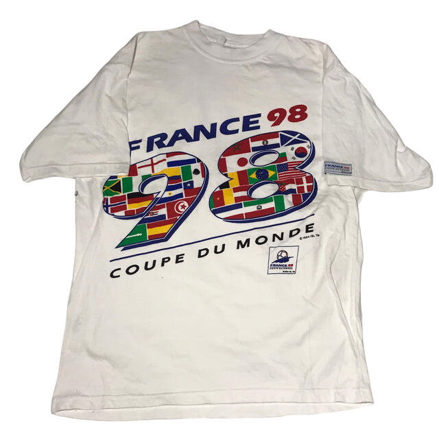 【入手困難】98年 フランスワールドカップ Tシャツ 公式 美品 当時モノ | フリマアプリ ラクマ