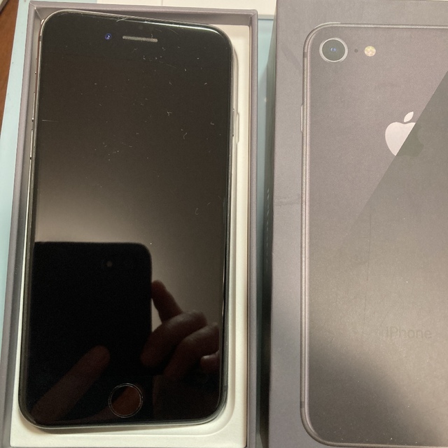 Apple - iphone8 スペースグレイ64GB 本体と外箱の通販 by EMIAC's ...