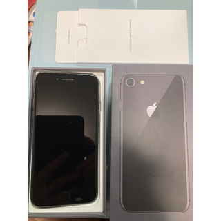 Apple - iphone8 スペースグレイ64GB 本体と外箱の通販 by EMIAC's ...