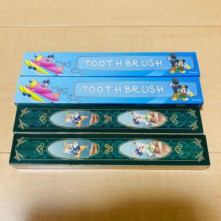 ディズニー(Disney)の【非売品】ディズニーアンバサダーホテル＆ミラコスタの歯ブラシセット（子供用）(歯ブラシ/デンタルフロス)