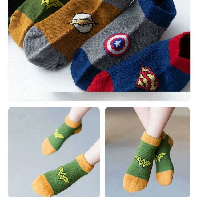 スーパーマン バットマンなどのヒーローマークデザインのかっこいい子供靴下の通販 By Endo S Shop ラクマ