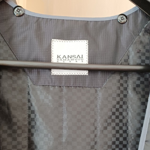 Kansai Yamamoto(カンサイヤマモト)のコート　中ベスト取り外し可　山本寛斎　KANSAI YAMAMOTO メンズのジャケット/アウター(チェスターコート)の商品写真