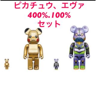 メディコムトイ(MEDICOM TOY)のBE@RBRICK エヴァンゲリオン ピカチュウ 100% 400% (その他)