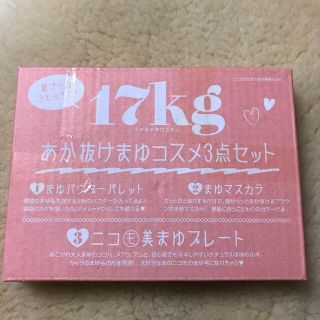 17kg イチナナキログラム　アイブロウ　コスメセット ニコラ  付録(パウダーアイブロウ)