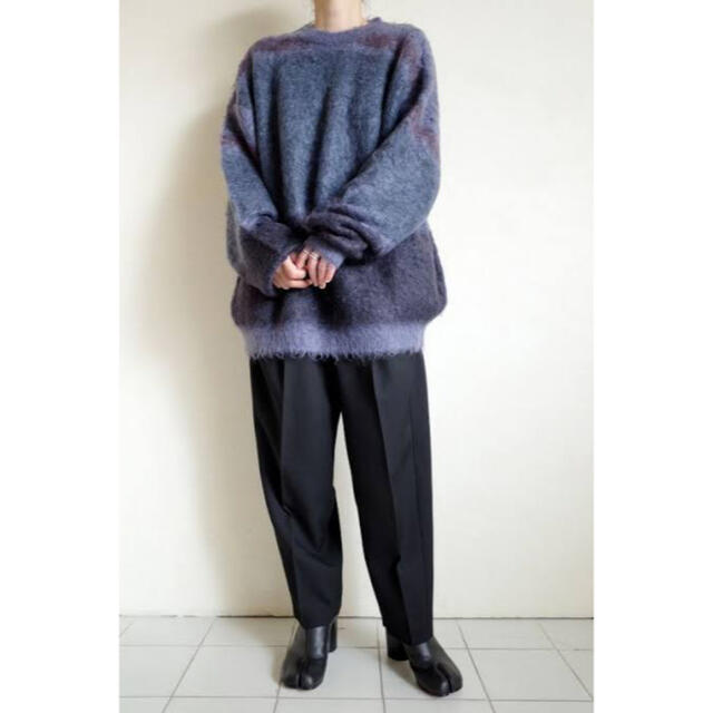 メンズYOKE ROTHKO border crew neck