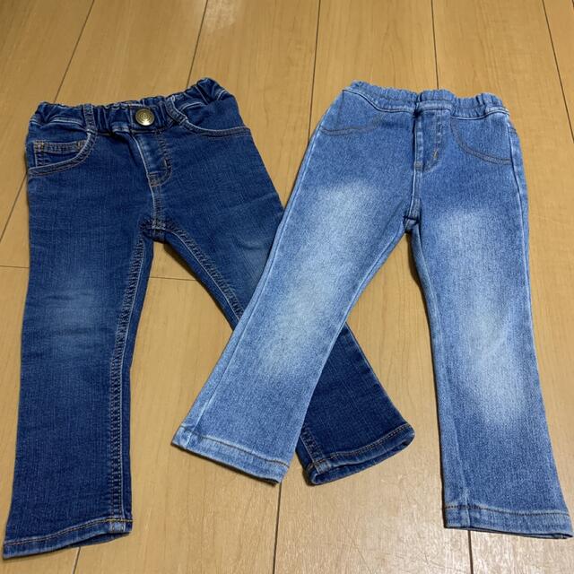 mou jon jon(ムージョンジョン)のレギンス パンツ90cm キッズ/ベビー/マタニティのキッズ服女の子用(90cm~)(パンツ/スパッツ)の商品写真