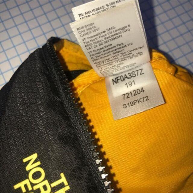 THE NORTH FACE(ザノースフェイス)の更に値下げ❗訳あり☆タグ付ノースフェイス イエローバッグ NF0A3S7Z メンズのバッグ(ウエストポーチ)の商品写真