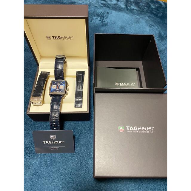 人気満点 TAG Heuer - タグホイヤー モナコ 腕時計 tag heuer ラバー