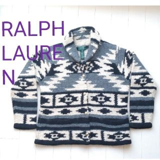 ラルフローレン(Ralph Lauren)のラルフローレン　ネイティブ　ハンドニット　コンチョボタン　RRL(カーディガン)