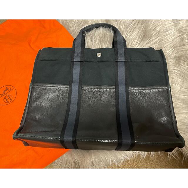 レア 美品 HERMES エルメス フールトゥ ハーフレザー MM - トートバッグ