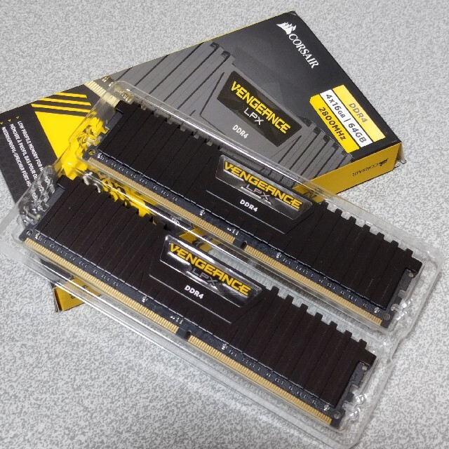 スマホ/家電/カメラ美品 DDR4-2800 PC4-22400・32GB (16GB×2)