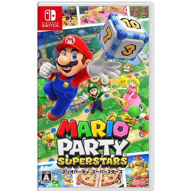 Nintendo Switch(ニンテンドースイッチ)のニンテンドースイッチ　新品未開封　マリオパーティスーパースターズ エンタメ/ホビーのゲームソフト/ゲーム機本体(家庭用ゲームソフト)の商品写真