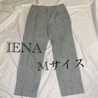 イエナ(IENA)のIENA ワイドパンツ　Mサイズ　グレー(カジュアルパンツ)