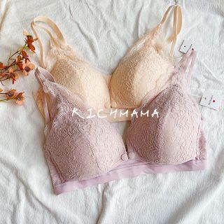 ♡B1029♡ 2枚セット 授乳ブラ マタニティ ノンワイヤー 下着(マタニティ下着)