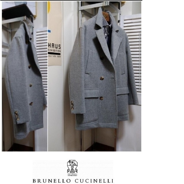 BRUNELLO CUCINELLI - 【新品】Brunello Cucinelli チェスターコート　L（50）