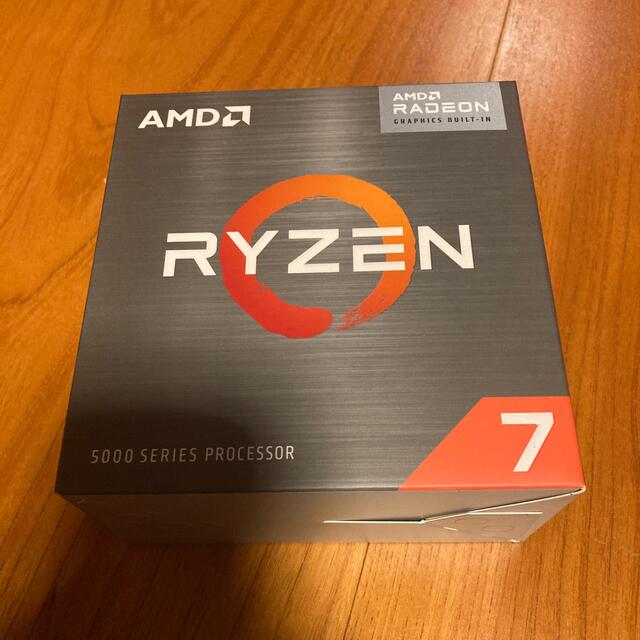 スマホ/家電/カメラAMD Ryzen 7 5700G 未開封・納品書付