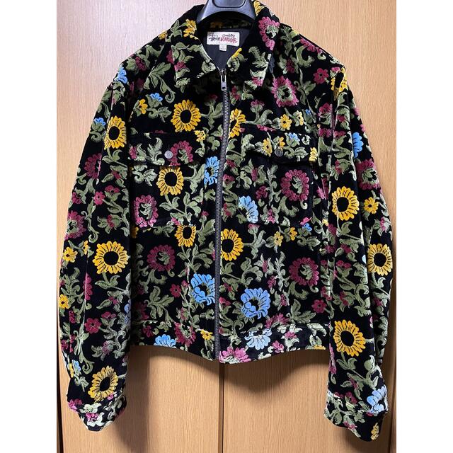 オータムセール stussy FLORAL JACQUARD GARAGE JACKET 希少 - 通販