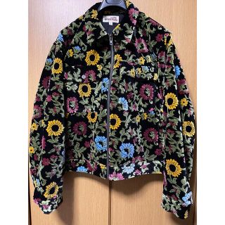 stussy FLORAL JACQUARD GARAGE JACKET aag-ye.com
