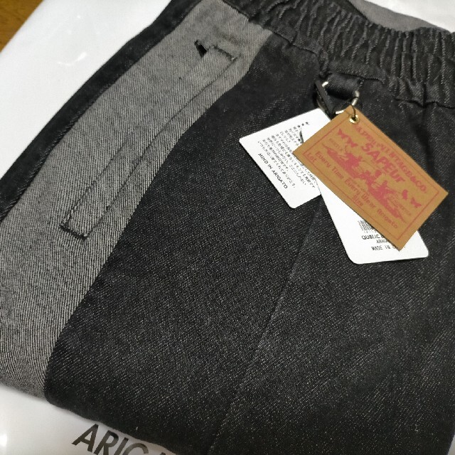 SAPEur デニムトラックパンツ XL ブラック サプール デニム/ジーンズ SAPEur デニムトラックパンツ XL ブラック サプール デニム/ジーンズ