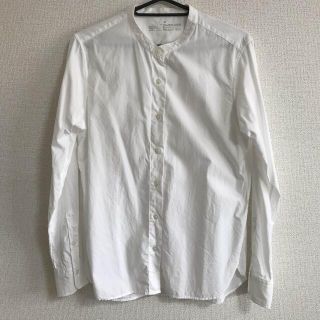 MUJI (無印良品) ノーカラー シャツ/ブラウス(レディース/長袖)の通販