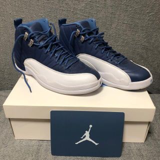 ナイキ(NIKE)のNike Air Jordan 12 Retro Stone Blue(スニーカー)