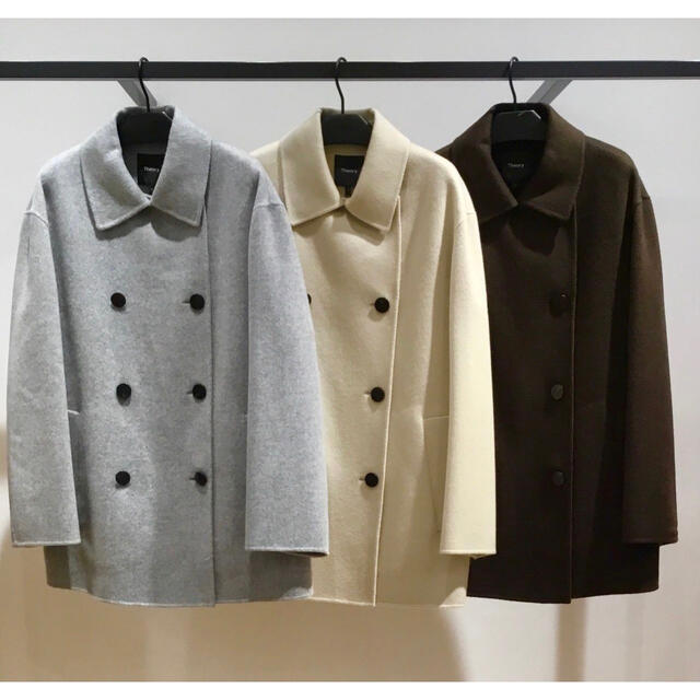 Theory 20aw ダブルブレストPコート | wellsprings.uk.net