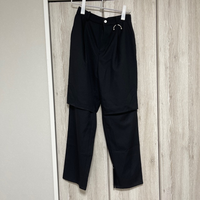 PAMEO POSE(パメオポーズ)のパメオポーズ　パンツ　ブラック　21SS レディースのパンツ(その他)の商品写真