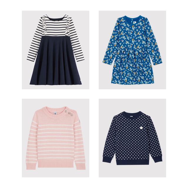 PETIT BATEAU(プチバトー)のar09 様専用 キッズ/ベビー/マタニティのキッズ服女の子用(90cm~)(ワンピース)の商品写真