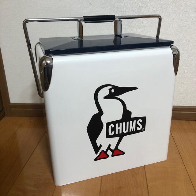 【美品】CHUMS　廃盤品　スチールクーラーボックス　ブービー　クーラーボックスクーラボックス