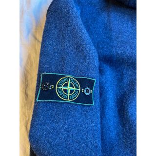 91AW STONE ISLAND Felt Hooded Coat