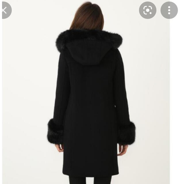rienda(リエンダ)のrienda🤍Faux Fur SLV WoolダッフルCT🤍S🤍黒 レディースのジャケット/アウター(ダッフルコート)の商品写真