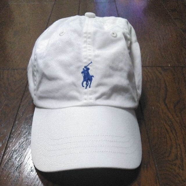 POLO RALPH LAUREN(ポロラルフローレン)のPOLO RALPH LAUREN　ラルフローレン　キャップ　帽子　白 メンズの帽子(キャップ)の商品写真