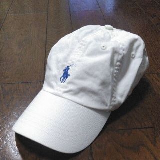 ポロラルフローレン(POLO RALPH LAUREN)のPOLO RALPH LAUREN　ラルフローレン　キャップ　帽子　白(キャップ)