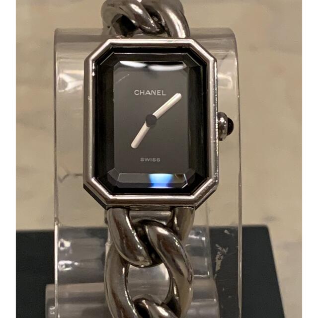 シャネル　プルミエール　腕時計　ゴールド　ブラック　正規品　レディース