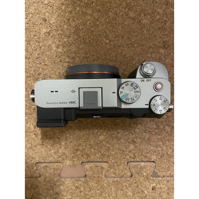 SONY(ソニー)のSONY ILCE-7C a7cシルバー ボディ スマホ/家電/カメラのカメラ(ミラーレス一眼)の商品写真