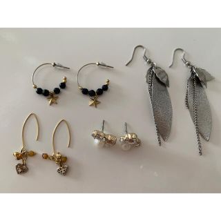 イヤリング　ピアス　4点まとめ売り(ピアス)