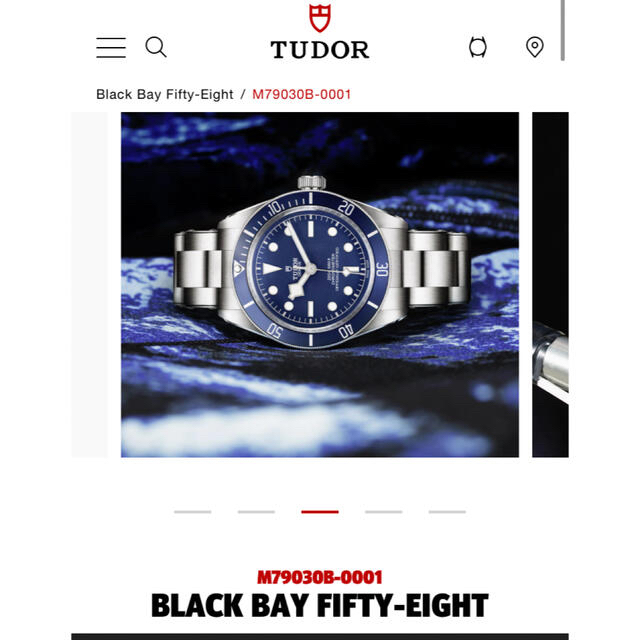Tudor(チュードル)のtudor  79030 58 ブラックベイフィフティエイト メンズの時計(腕時計(アナログ))の商品写真