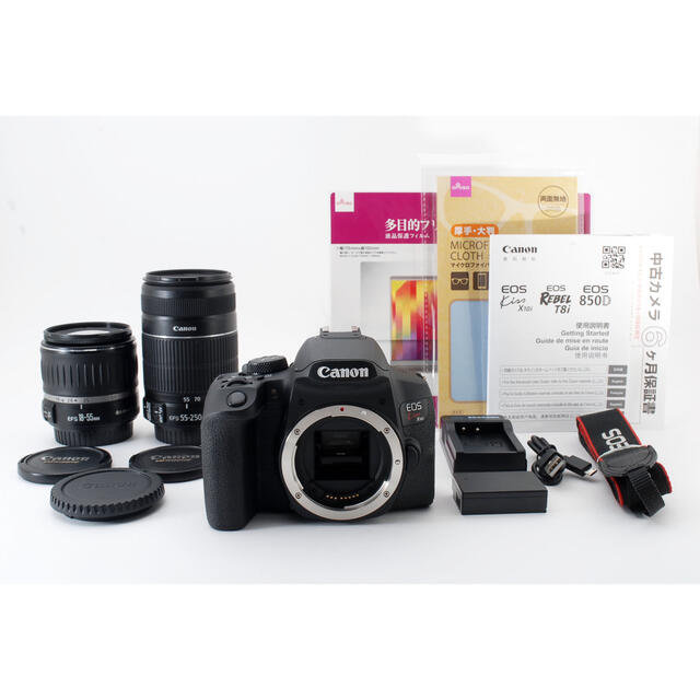 新品未使用品！EOS 9000D＋EF-S55-250mm IS STM