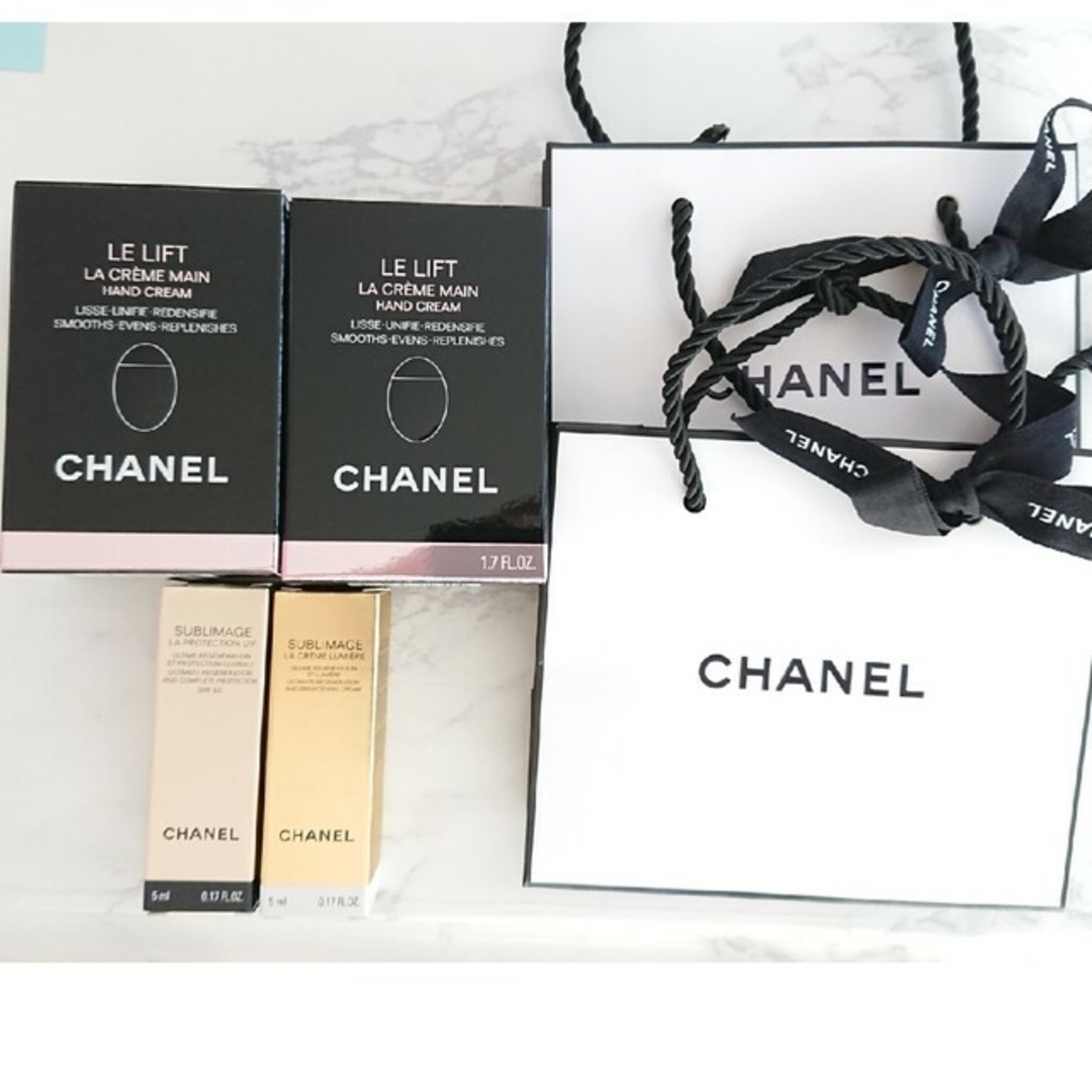 CHANEL(シャネル)のル リフト ラ クレーム マン CHANELハンドクリーム 2点セット 新品未開 コスメ/美容のボディケア(ハンドクリーム)の商品写真