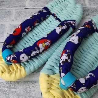 スヌーピー(SNOOPY)の布ぞうり　スヌーピー　ハンドメイド(その他)