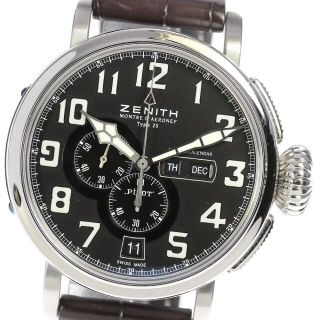 ゼニス(ZENITH)の☆良品 ゼニス パイロット アエロネフ タイプ20 メンズ 【中古】(腕時計(アナログ))