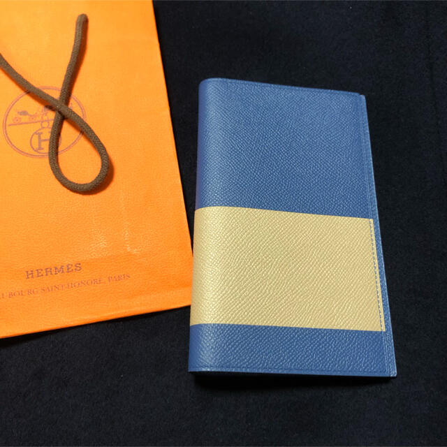 Hermes(エルメス)のakiii様ご専用　エルメス　新品　手帳カバー　ヴィジョン　バイカラー　 メンズのファッション小物(手帳)の商品写真