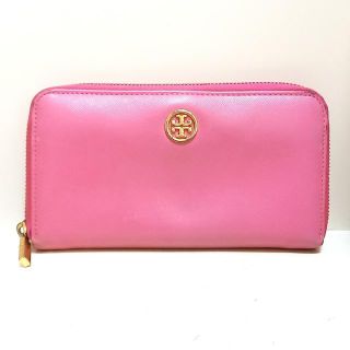 トリーバーチ(Tory Burch)のトリーバーチ 長財布 - ピンク レザー(財布)