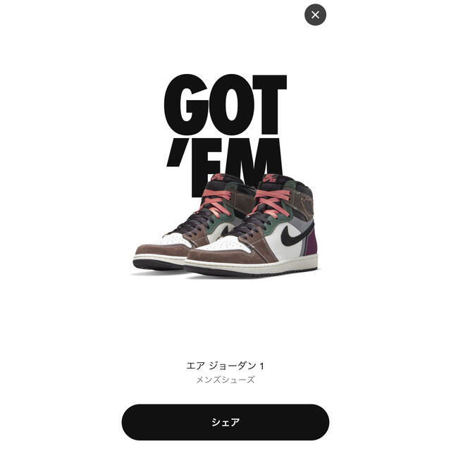 nike air jordan1  craft 28㎝ 新品未使用