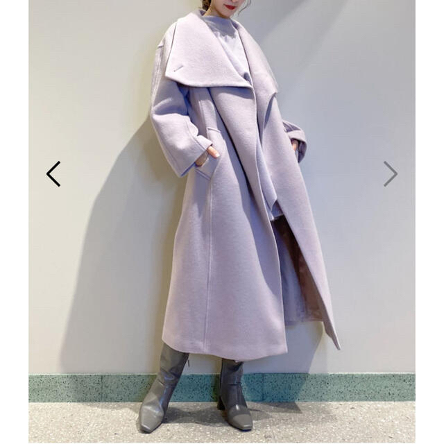 ほぼ未使用品【snidel】ウールカシミヤビッグスタンドコート