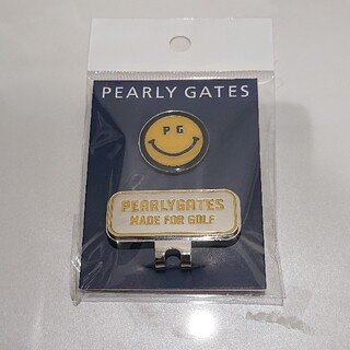 パーリーゲイツ(PEARLY GATES)のパーリーゲイツ ゴルフ  クリップマーカー イエロー 新品未使用(ウエア)