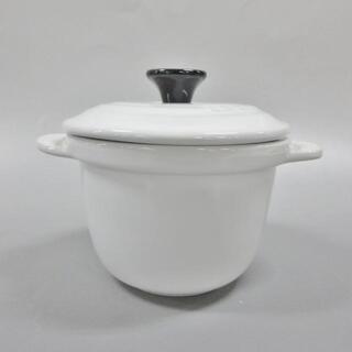 ルクルーゼ(LE CREUSET)のルクルーゼ 食器新品同様  - 白×黒 陶器(その他)