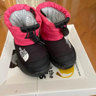 ザノースフェイス(THE NORTH FACE)のノースフェイス　スノーブーツ　キッズ　size14 ピンク(ブーツ)